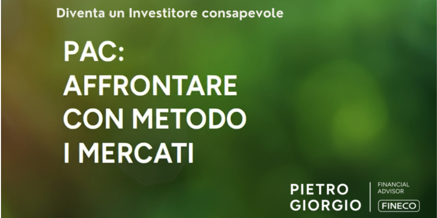 Copertina PAC: Affrontare con metodo i mercati